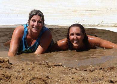 Participants find their way through the 2012 version of the Muddy Patriot. Participants find their way through the 2012 version of the Muddy Patriot.