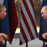 U.S. President Barack Obama (L) meets with Russian President Vladimir Putin during the G8 Summit at Lough Erne in Enniskillen, Northern Irel U.S. President Barack Obama (L) meets with Russian President Vladimir Putin during the G8 Summit at Lough Erne in Enniskillen, Northern Irel