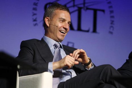 Daniel S. Loeb, founder of Third Point LLC, participates in a panel discussion during the Skybridge Alternatives (SALT) Conference in Las Ve Daniel S. Loeb, founder of Third Point LLC, participates in a panel discussion during the Skybridge Alternatives (SALT) Conference in Las Ve
