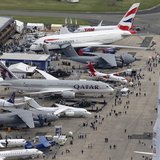 An aerial view of the 50th Paris Air Show, at Le Bourget airport near Paris, June 18, 2013. REUTERS/Pascal Rossignol An aerial view of the 50th Paris Air Show, at Le Bourget airport near Paris, June 18, 2013. REUTERS/Pascal Rossignol