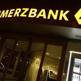 The logo of Germany's Commerzbank is pictured at the bank's headquarters in Frankfurt May 10, 2013. REUTERS/Lisi Niesner