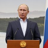 Russia's President Vladimir Putin gestures during a media conference after a G8 summit at the Lough Erne golf resort in Enniskillen, Norther Russia's President Vladimir Putin gestures during a media conference after a G8 summit at the Lough Erne golf resort in Enniskillen, Norther