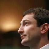 Fabrice Tourre listens before testifying at the Senate Homeland Security and Governmental Affairs Investigations Subcommittee hearing on "Wa
