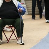 An overweight woman sits on a chair in Times Square in New York, May 8, 2012. REUTERS/Lucas Jackson An overweight woman sits on a chair in Times Square in New York, May 8, 2012. REUTERS/Lucas Jackson