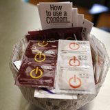 A bowl of free New York City condoms are seen in a lobby at the AIDS Service Center of New York City (ASC/NYC) lower Manhattan headquarters A bowl of free New York City condoms are seen in a lobby at the AIDS Service Center of New York City (ASC/NYC) lower Manhattan headquarters