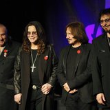 Original members of the rock band Black Sabbath, Bill Ward (L), Ozzy Osborne (2nd L), Geezer Butler and Tony Lommi (R), announce their reuni Original members of the rock band Black Sabbath, Bill Ward (L), Ozzy Osborne (2nd L), Geezer Butler and Tony Lommi (R), announce their reuni