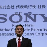 Sony Corp's President and Chief Executive Officer Kazuo Hirai attends the Sony Corporate Strategy Meeting at the company's headquarters in T