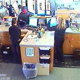 Surveillance video of robbery Surveillance video of robbery