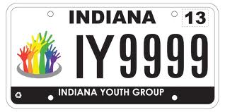 Indiana Youth Group Plate Indiana Youth Group Plate