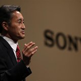 Sony Corp's President and Chief Executive Officer Kazuo Hirai speaks during the Sony Corporate Strategy Meeting at the company's headquarter