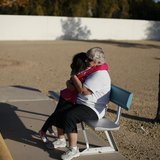 A child and a senior citizen embrace in Sun City, Arizona, January 2013. REUTERS/Lucy Nicholson A child and a senior citizen embrace in Sun City, Arizona, January 2013. REUTERS/Lucy Nicholson