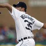 Detroit Tigers starting pitcher Justin Verlander throws to the Baltimore Orioles during the fifth inning of their MLB American League baseba Detroit Tigers starting pitcher Justin Verlander throws to the Baltimore Orioles during the fifth inning of their MLB American League baseba