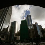 Commercial buildings are seen at the financial Central district in Hong Kong August 17, 2010. REUTERS/Bobby Yip