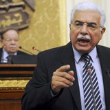 Then Egyptian Prime Minister Ahmed Nazif speaks during a parliament session in Cairo May 11, 2010. REUTERS/Mohamed Abd El-Ghany