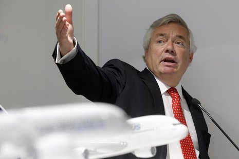 Airbus sales chief John Leahy attends a final news conference at the 50th Paris Air Show, at the Le Bourget airport near Paris, June 20, 201 Airbus sales chief John Leahy attends a final news conference at the 50th Paris Air Show, at the Le Bourget airport near Paris, June 20, 201