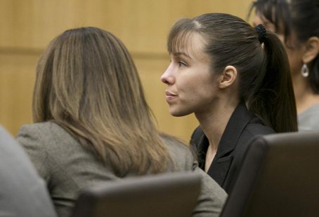 Jodi Arias listens as the verdict for sentencing is read for her first degree murder conviction at Maricopa County Superior Court in Phoenix Jodi Arias listens as the verdict for sentencing is read for her first degree murder conviction at Maricopa County Superior Court in Phoenix