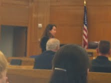Defense Attorney June Sporel giving closing arguments in the Nathan Paape trial Defense Attorney June Sporel giving closing arguments in the Nathan Paape trial