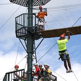 Zip Line Rider (courtesy of WikiCommons) Zip Line Rider (courtesy of WikiCommons)