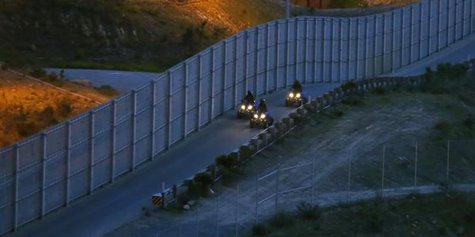 U.S. Border Patrol agents patrol along the international border between Mexico and the United States near San Diego, California March 26, 20 U.S. Border Patrol agents patrol along the international border between Mexico and the United States near San Diego, California March 26, 20