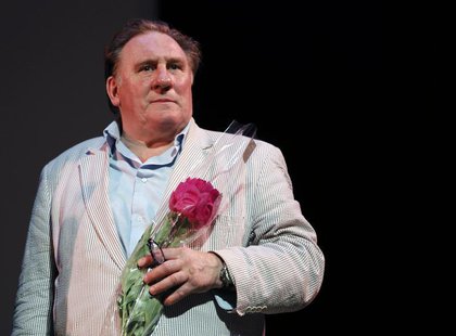 Actor Gerard Depardieu attends the first Russian Film Festival which pays a tribute to the French actor in Nice June 16, 2013. REUTERS/Eric Actor Gerard Depardieu attends the first Russian Film Festival which pays a tribute to the French actor in Nice June 16, 2013. REUTERS/Eric