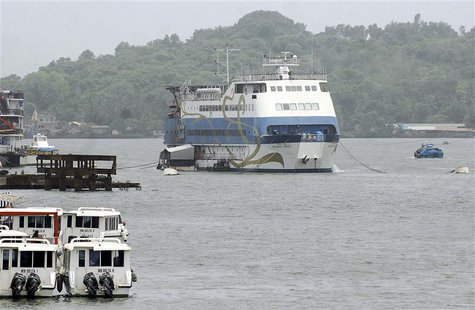 Casino Royale Goa, an off-shore casino on a ship, is pictured anchored on the Mandovi river which runs through Goa's capital Panaji, June 22 Casino Royale Goa, an off-shore casino on a ship, is pictured anchored on the Mandovi river which runs through Goa's capital Panaji, June 22