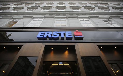 The entrance of the headquarters of Austrian Erste Group Bank is pictured in Vienna June 24, 2013. REUTERS/Leonhard Foeger The entrance of the headquarters of Austrian Erste Group Bank is pictured in Vienna June 24, 2013. REUTERS/Leonhard Foeger