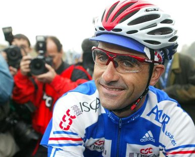 French cyclist Laurent Jalabert, one of the most successful riders of his generation, smiles ahead of the 2002 Cycling Road World Championsh French cyclist Laurent Jalabert, one of the most successful riders of his generation, smiles ahead of the 2002 Cycling Road World Championsh