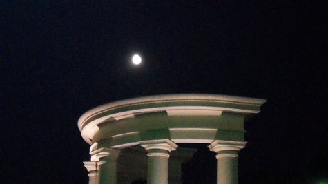 Supermoon rise over the columns on Michigan Avenue. Supermoon rise over the columns on Michigan Avenue.