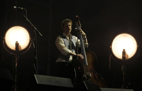 Bass player Ted Dwane performs with his band Mumford and Sons on the main stage during the 2nd day of the Coachella Valley Music & Arts Fest Bass player Ted Dwane performs with his band Mumford and Sons on the main stage during the 2nd day of the Coachella Valley Music & Arts Fest