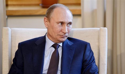 Russia's President Vladimir Putin talks to Finland's President Sauli Niinisto (not pictured) at the presidential summer residence Kultaranta Russia's President Vladimir Putin talks to Finland's President Sauli Niinisto (not pictured) at the presidential summer residence Kultaranta