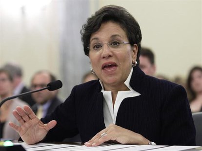 Penny Pritzker testifies before a Senate Commerce, Science and Transportation Committee confirmation hearing on her nomination to be Commerc Penny Pritzker testifies before a Senate Commerce, Science and Transportation Committee confirmation hearing on her nomination to be Commerc