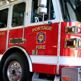 Portage firefighters responded to the blaze. Portage firefighters responded to the blaze.
