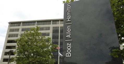 The Booz Allen Hamilton Holding Corp office building is seen in McLean, Virginia June 11, 2013. REUTERS/Kevin Lamarque The Booz Allen Hamilton Holding Corp office building is seen in McLean, Virginia June 11, 2013. REUTERS/Kevin Lamarque