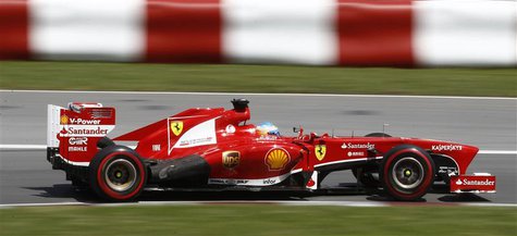 Ferrari Formula One driver Fernando Alonso of Spain drives during the Canadian F1 Grand Prix at the Circuit Gilles Villeneuve in Montreal Ju Ferrari Formula One driver Fernando Alonso of Spain drives during the Canadian F1 Grand Prix at the Circuit Gilles Villeneuve in Montreal Ju