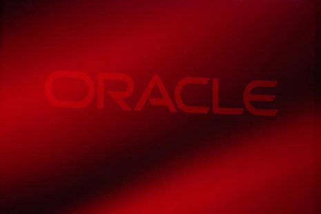 An Oracle Corporation logo is seen on stage prior to the announcement of the company's latest SPARC servers at Oracle Conference Center in R An Oracle Corporation logo is seen on stage prior to the announcement of the company's latest SPARC servers at Oracle Conference Center in R