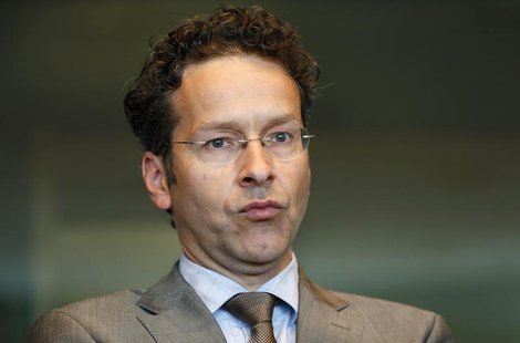 Eurogroup chairman Jeroen Dijsselbloem waits to address the European Parliament's Economic and Monetary Affairs committee to discuss the way Eurogroup chairman Jeroen Dijsselbloem waits to address the European Parliament's Economic and Monetary Affairs committee to discuss the way