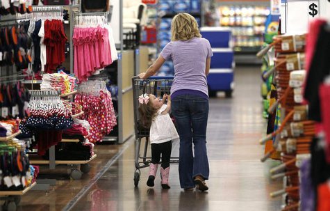 A woman shops with her daughter at a Walmart Supercenter in Rogers, Arkansas June 6, 2013. REUTERS/Rick Wilking A woman shops with her daughter at a Walmart Supercenter in Rogers, Arkansas June 6, 2013. REUTERS/Rick Wilking
