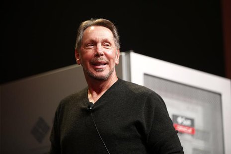 Co-founder and Chief Executive of Oracle Corporation, Larry Ellison introduces the company's latest SPARC servers at Oracle Conference Cente Co-founder and Chief Executive of Oracle Corporation, Larry Ellison introduces the company's latest SPARC servers at Oracle Conference Cente