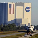 The space shuttle Atlantis leaves the Kennedy Space Center in Cape Canaveral, Florida November 2, 2012. REUTERS/Joe Skipper The space shuttle Atlantis leaves the Kennedy Space Center in Cape Canaveral, Florida November 2, 2012. REUTERS/Joe Skipper