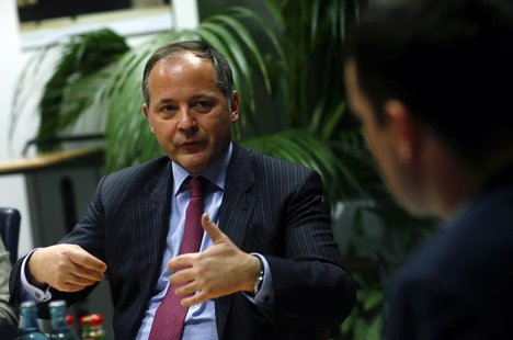 Benoit Coeure, executive board member of the European Central Bank (ECB) gestures during an interview with Reuters in Frankfurt February 26, Benoit Coeure, executive board member of the European Central Bank (ECB) gestures during an interview with Reuters in Frankfurt February 26,