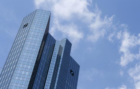 The headquarters of Deutsche Bank AG is pictured in Frankfurt May 25, 2013. REUTERS/Ralph Orlowski The headquarters of Deutsche Bank AG is pictured in Frankfurt May 25, 2013. REUTERS/Ralph Orlowski