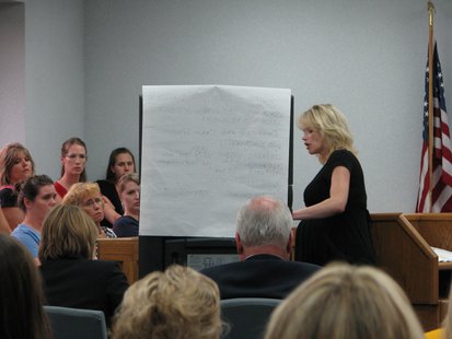 Theresa Wetzsteon, Marathon County Assistant District Attorney, making her closing arguments to the jury
Theresa Wetzsteon, Marathon County Assistant District Attorney, making her closing arguments to the jury