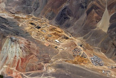 The gold processing plant under construction in Argentina, at Barrick Gold's Pascua-Lama mine site is pictured in this February 2, 2012 hand The gold processing plant under construction in Argentina, at Barrick Gold's Pascua-Lama mine site is pictured in this February 2, 2012 hand