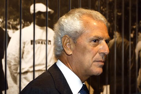 Pireli president Marco Tronchetti Provera arrives at the opening of Pirelli flagship store downtown in Milan, Septmber 20, 2011. REUTERS/Ste Pireli president Marco Tronchetti Provera arrives at the opening of Pirelli flagship store downtown in Milan, Septmber 20, 2011. REUTERS/Ste