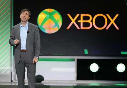 Don Mattrick, President of Microsoft’s Interactive Entertainment Business, speaks during the Xbox E3 Media Briefing at USC's Galen Center in Don Mattrick, President of Microsoft’s Interactive Entertainment Business, speaks during the Xbox E3 Media Briefing at USC's Galen Center in