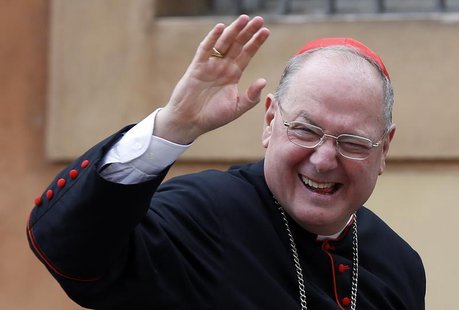 Cardinal Timothy Dolan of the U.S. arrives for a meeting at the Synod Hall at the Vatican, March 9, 2013. REUTERS/Alessandro Bianchi Cardinal Timothy Dolan of the U.S. arrives for a meeting at the Synod Hall at the Vatican, March 9, 2013. REUTERS/Alessandro Bianchi
