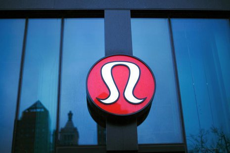 A Lululemon Athletica logo is seen outside one of the company's stores in New York, March 19, 2013. REUTERS/Lucas Jackson A Lululemon Athletica logo is seen outside one of the company's stores in New York, March 19, 2013. REUTERS/Lucas Jackson
