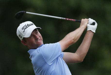 Webb Simpson of the U.S. tees off on the second hole during the third round of The Players Championship PGA golf tournament at TPC Sawgrass Webb Simpson of the U.S. tees off on the second hole during the third round of The Players Championship PGA golf tournament at TPC Sawgrass