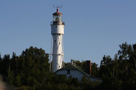 Devils Island Lighthouse (courtesy of WikiCommons). Devils Island Lighthouse (courtesy of WikiCommons).