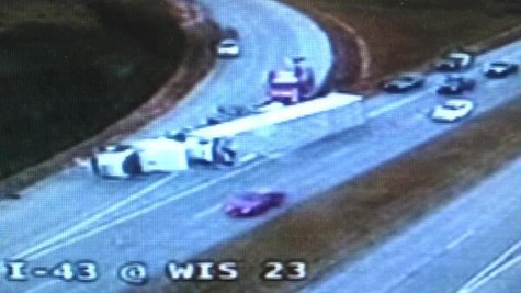 Wisconsin DOT camera picture of accident scene Wisconsin DOT camera picture of accident scene